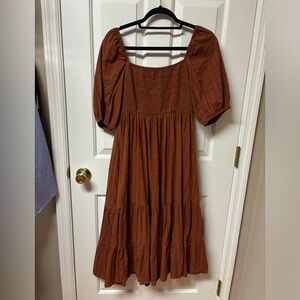 Maternity Midi Dress, L